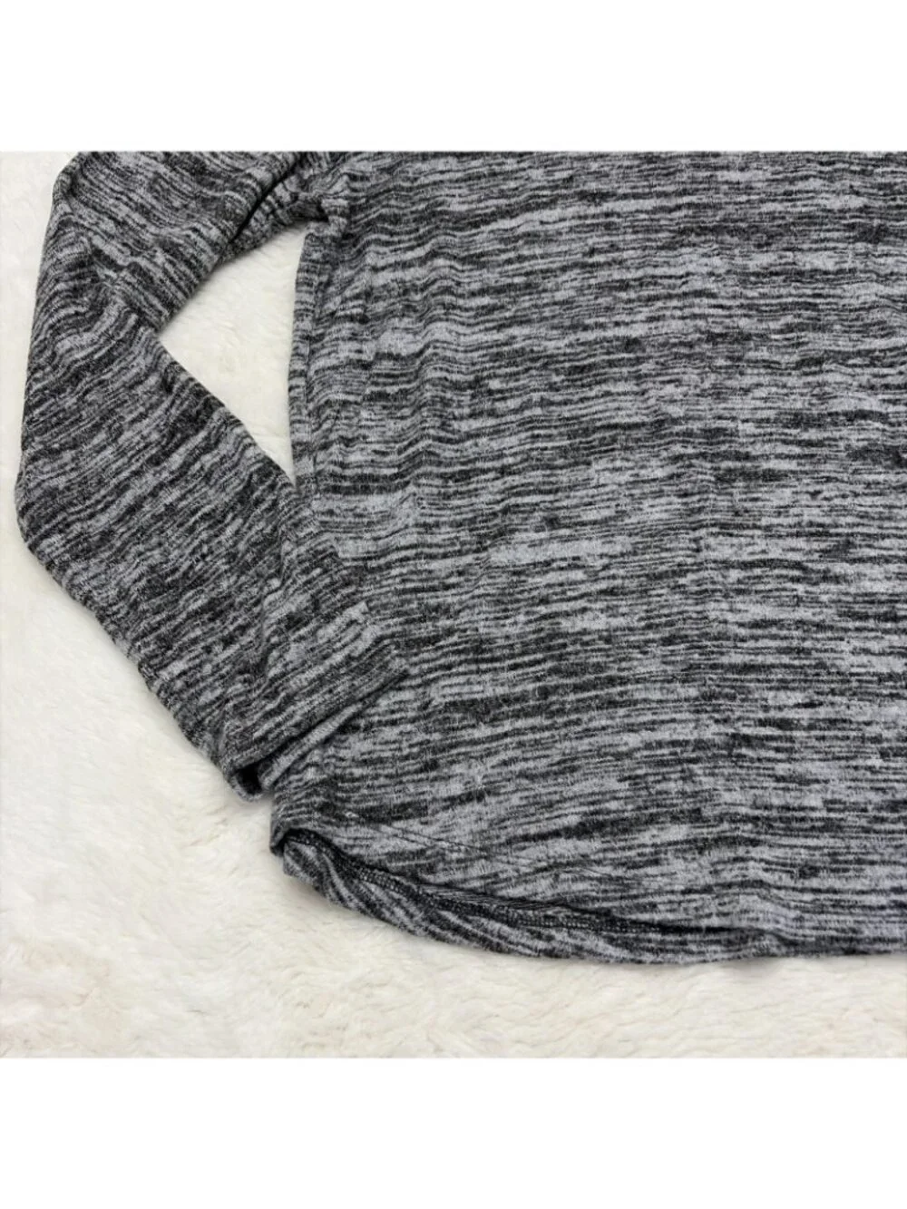Old Navy Girls Static Gray Long Sleeve Lounge Tee XL 14/16